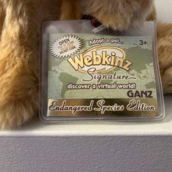 SOLD NWT GANZ Webkinz Signature Endangered Cougar with Sealed Code - Picture 3 of 4